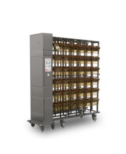 The original need to have just a “container” for Rodents has evolved to meet the need of a range of practical, scientific requirements. These include: health status, bio-containment or Bio-exclusion, separation of small groups of animals, space saving, ergonomics, practicality of use, and last but not least, animal and human welfare. Compliance with these criteria is essential in order to avoid undesirable variables and achieve reliable scientific outcomes. The state of the art in terms of caging systems for rodents is represented by modern individually Ventilated cages (IVCs).